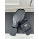 Prada Women's Slides in Black Saffiano Leather