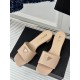 Prada Heeled Sandals 35mm in Beige Saffiano Leather