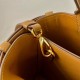 Prada Buckle Medium Bag with Belt in Brown Leather