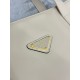 Prada Large Tote Bag in Beige Lambskin