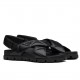 Prada Sporty Sandals In Black Quilted Nappa Leather