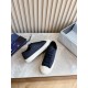 Prada Women's Sneakers in Dark Blue Fabric