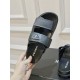 Prada Men's Strap Sandals in Black Leather