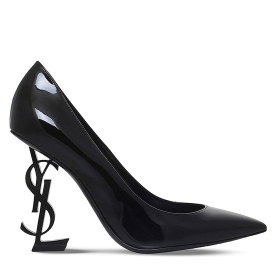 Saint Laurent Opyum 110 pump In Black Patent Leather