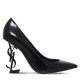 Saint Laurent Opyum 110 pump In Black Patent Leather