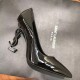 Saint Laurent Opyum 110 pump In Black Patent Leather