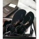 Saint Laurent Black Nu Pieds T-strap Sandals