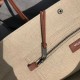 Saint Laurent Beige Linen Rive Gauche Tote Bag