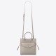 Saint Laurent Uptown Small Tote In Blanc Smooth Leather