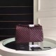 Saint Laurent Large Bordeaux College Shoulder Bag