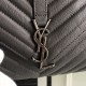 Saint Laurent Large Grey College Shoulder Bag