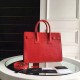 Saint Laurent Small Sac De Jour Bag In Red Crocodile Leather