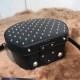 Saint Laurent Black Mica Hot Box Studs Bag