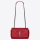 Saint Laurent Small Jamie Bag In Red Patchwork Lambskin