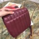 Saint Laurent Medium Vicky Bag In Bordeaux Lambskin