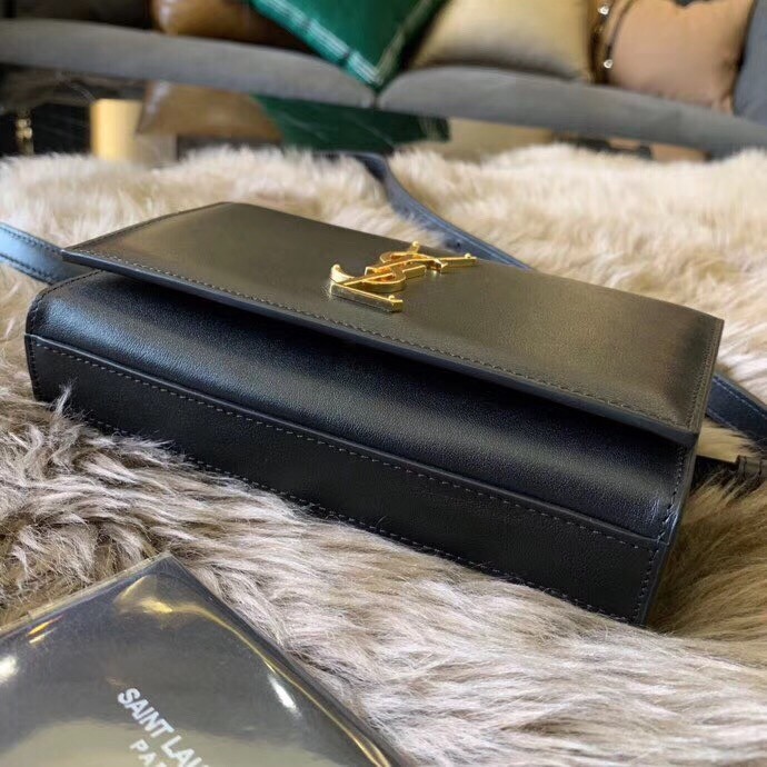 Saint Laurent Black Kate Belt Bag