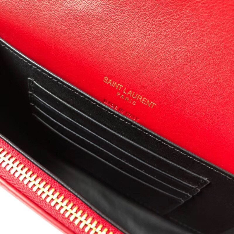 Saint Laurent Red Kate Belt Bag