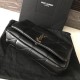 Saint Laurent Medium Jamie Bag In Black Patchwork Leather