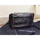 Saint Laurent Small Nolita Bag In Black Vintage Leather