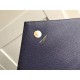 Saint Laurent Large Monogramme Envelope Navy Shoulder Bag