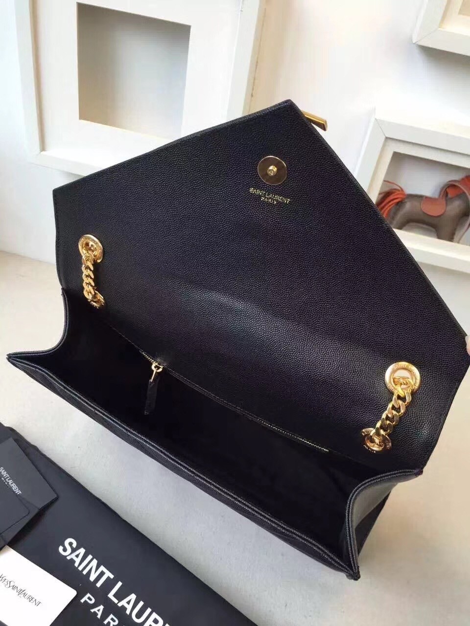 Saint Laurent Large Monogramme Envelope Shoulder Bag