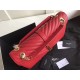 Saint Laurent Large Monogramme Envelope Red Shoulder Bag