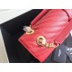 Saint Laurent Large Monogramme Envelope Red Shoulder Bag