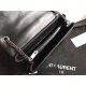 Saint Laurent Black Small Loulou Chain Bag