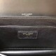 Saint Laurent Medium Domino Bag In Black Calfskin