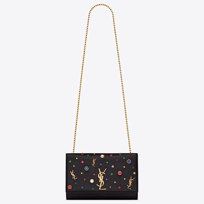 Saint Laurent Medium Kate Multicolor Charms Bag