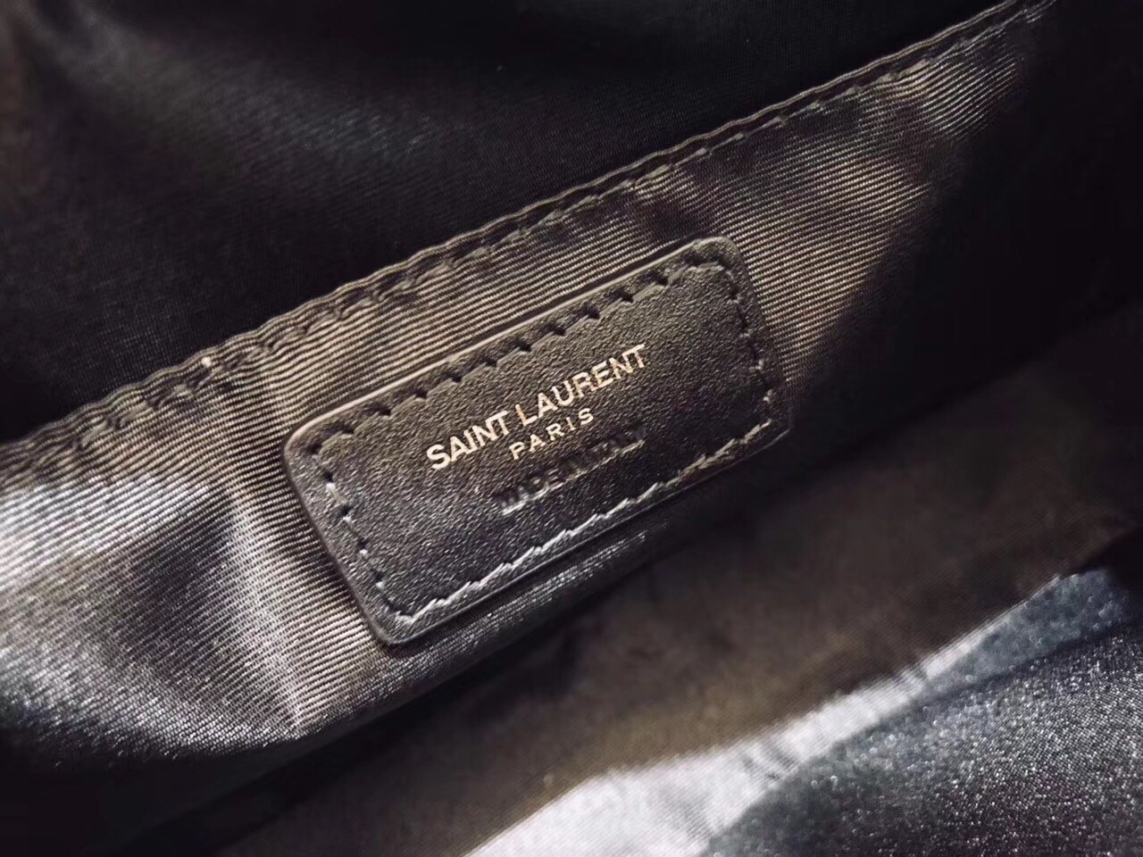 Saint Laurent Lou Camera Bag In Black Matelasse Leather