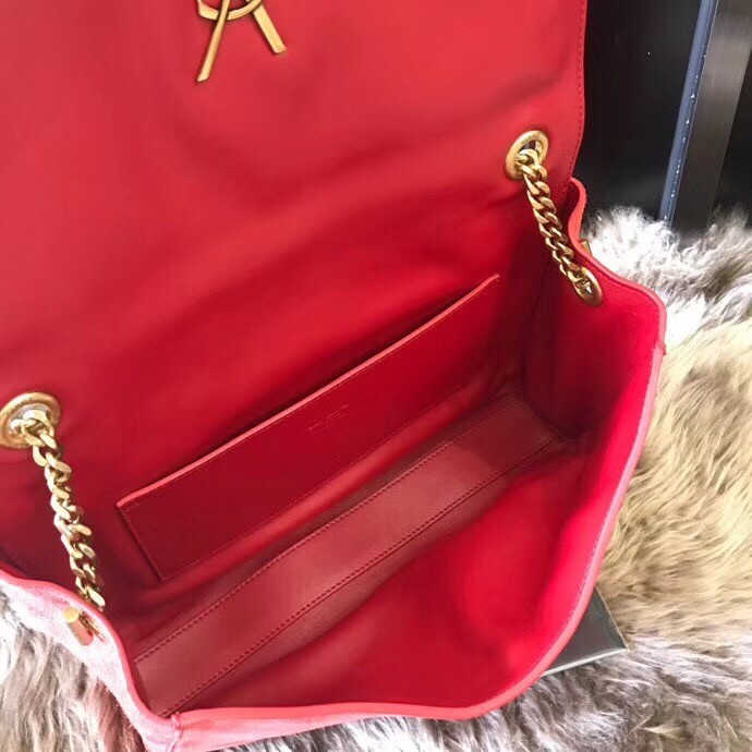 Saint Laurent Kate Medium Reversible Eros Red Bag