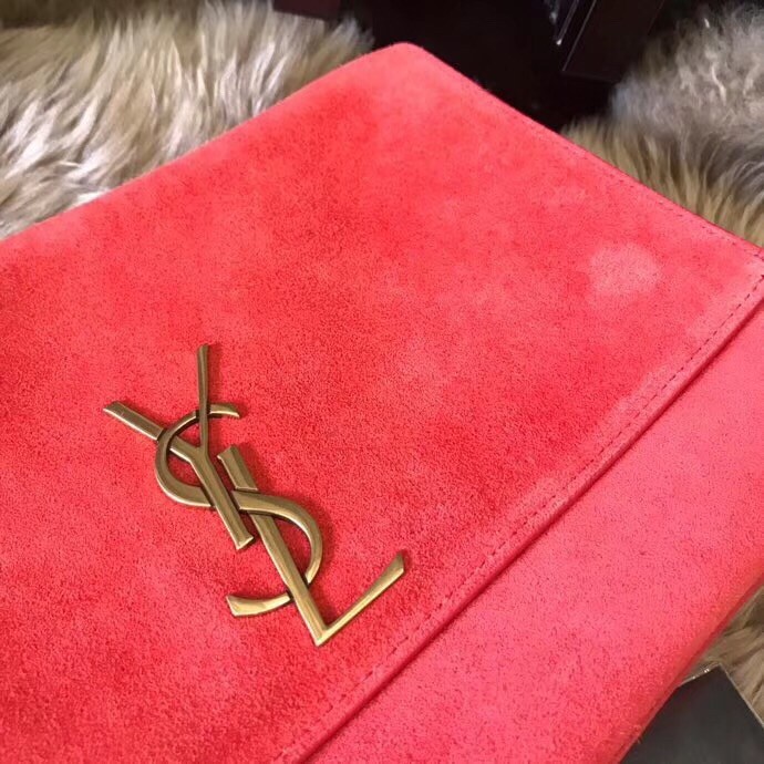 Saint Laurent Kate Medium Reversible Eros Red Bag