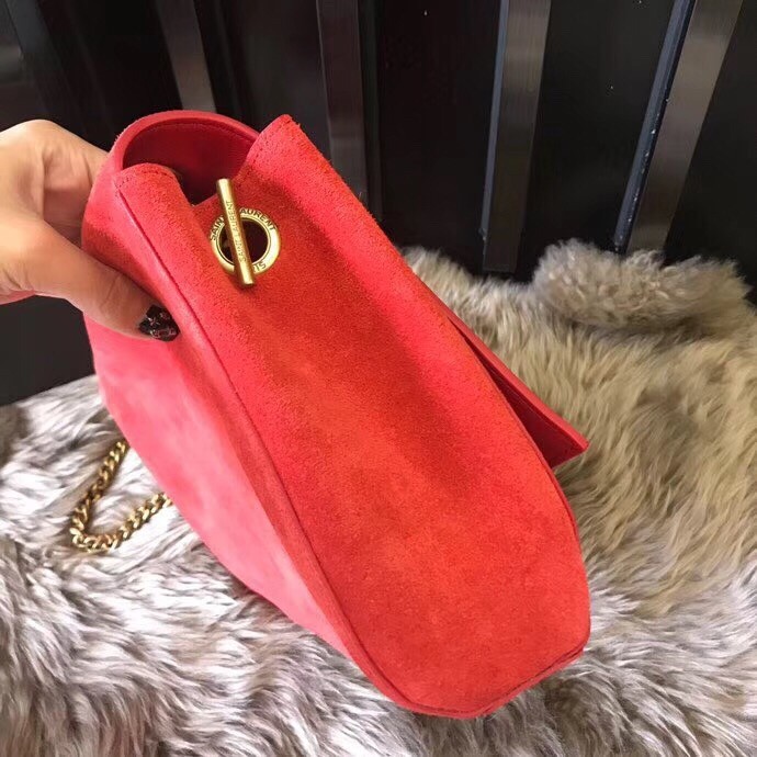 Saint Laurent Kate Medium Reversible Eros Red Bag