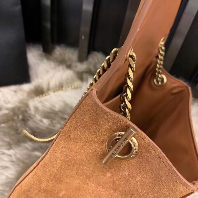 Saint Laurent Kate Medium Reversible Tan Bag