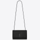 Saint Laurent Medium Kate All Black Shoulder Bag