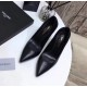 Saint Laurent Opyum 110 pumps In Black Lambskin