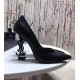 Saint Laurent Opyum 110 pumps In Black Lambskin