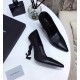 Saint Laurent Opyum 110 pumps In Black Lambskin