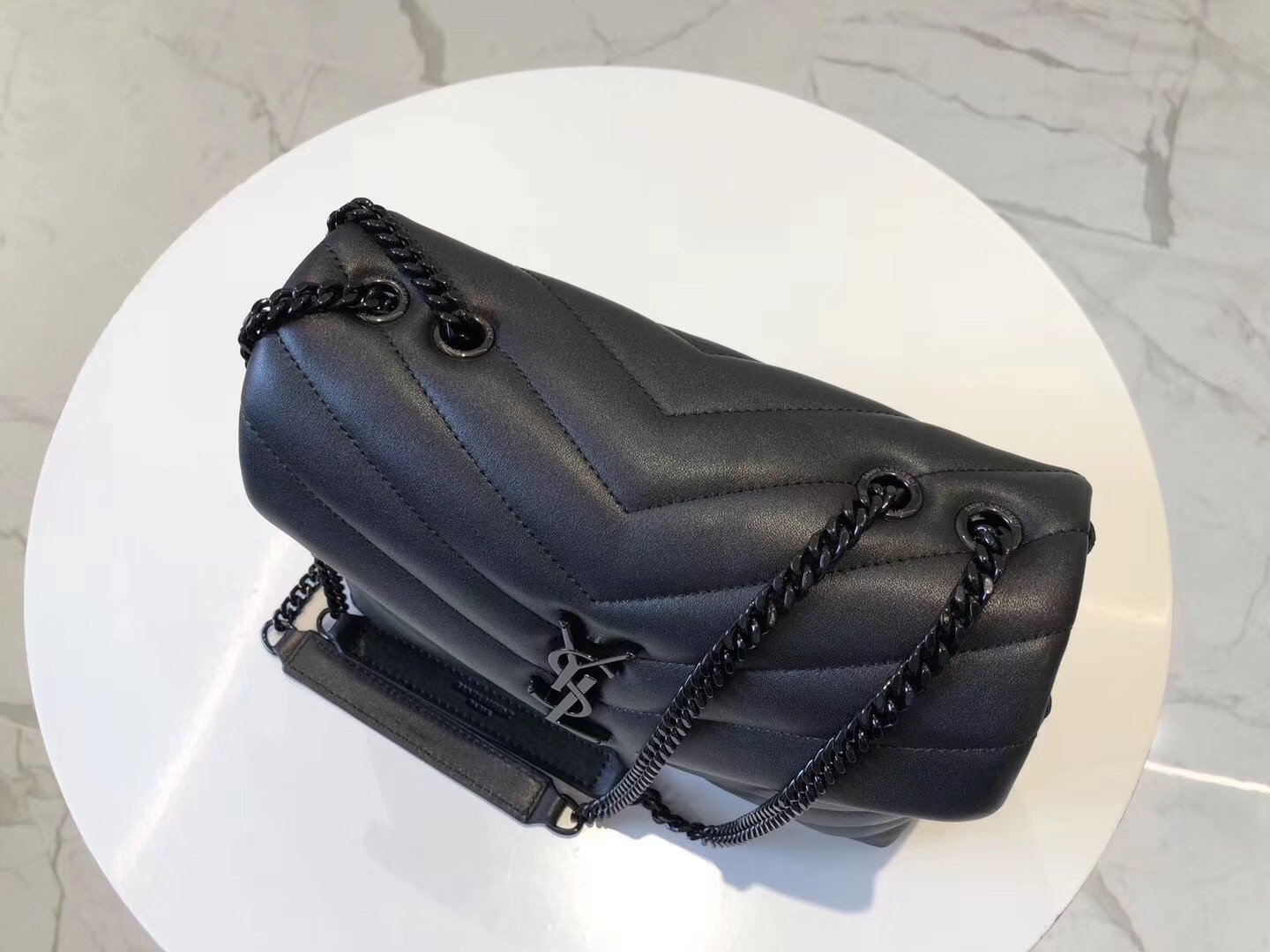 Saint Laurent So Black Loulou Small Shoulder Bag