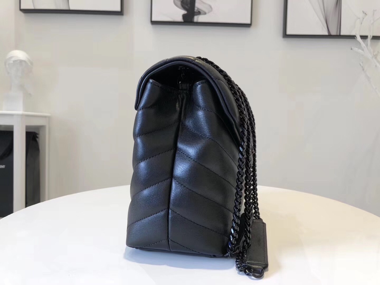 Saint Laurent So Black Loulou Small Shoulder Bag