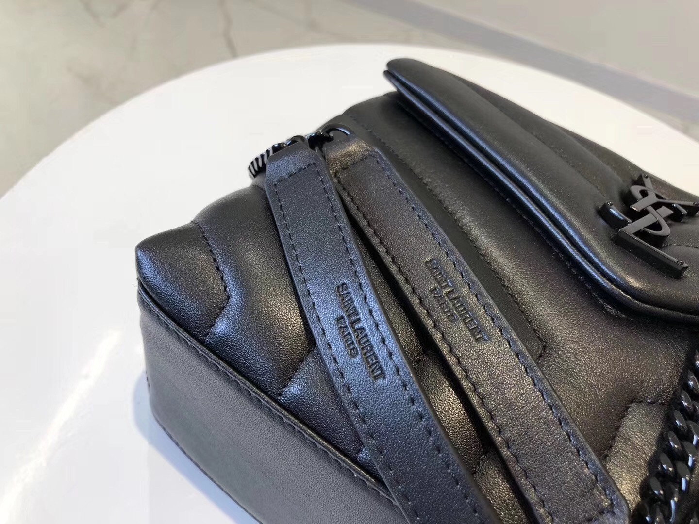 Saint Laurent So Black Loulou Small Shoulder Bag