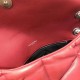 Saint Laurent Loulou Puffer Small Bag In Red Lambskin