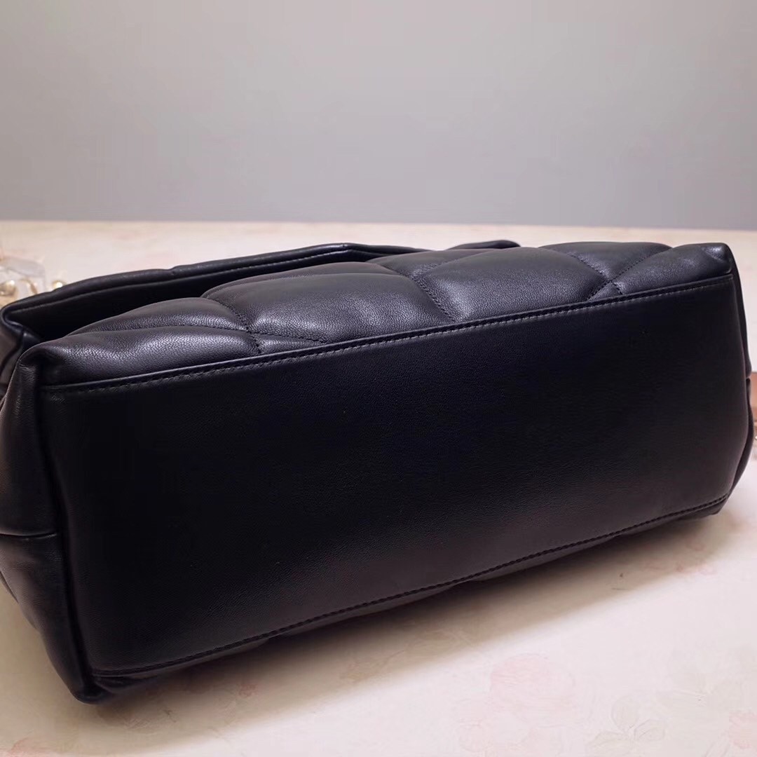 Saint Laurent So Black Loulou Puffer Medium Bag