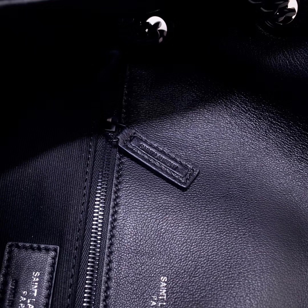 Saint Laurent So Black Loulou Puffer Medium Bag