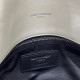 Saint Laurent Loulou Puffer Medium Bag In White Lambskin