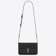 Saint Laurent Angie Chain Bag In Black Diamond Lambskin