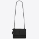 Saint Laurent Sunset Medium All Black Leather Bag