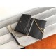 Saint Laurent WOC Becky Chain Wallet In Black Lambskin