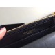 Saint Laurent WOC Kate Tassel Chain Wallet In Black Calfskin